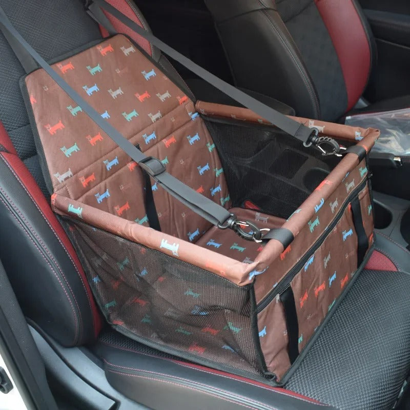 Waterproof Dog Car Seat with Safety Mat & Travel Storage Bag – Foldable, Durable, and Easy to Clean, Available in 9 Colours