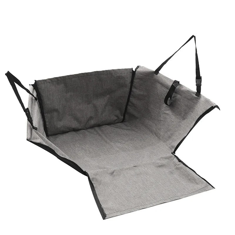 Waterproof Dog Car Seat Cover & Carrier – Rear Back Seat Hammock Protector for Dogs & Cats