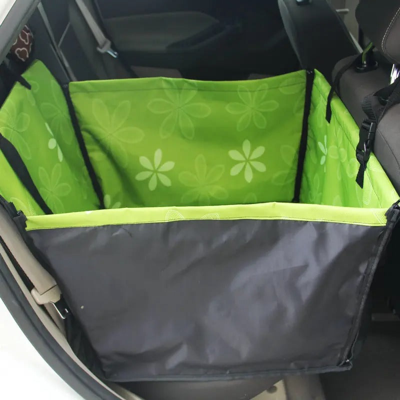 Waterproof Dog Car Seat Cover & Carrier – Rear Back Seat Hammock Protector for Dogs & Cats
