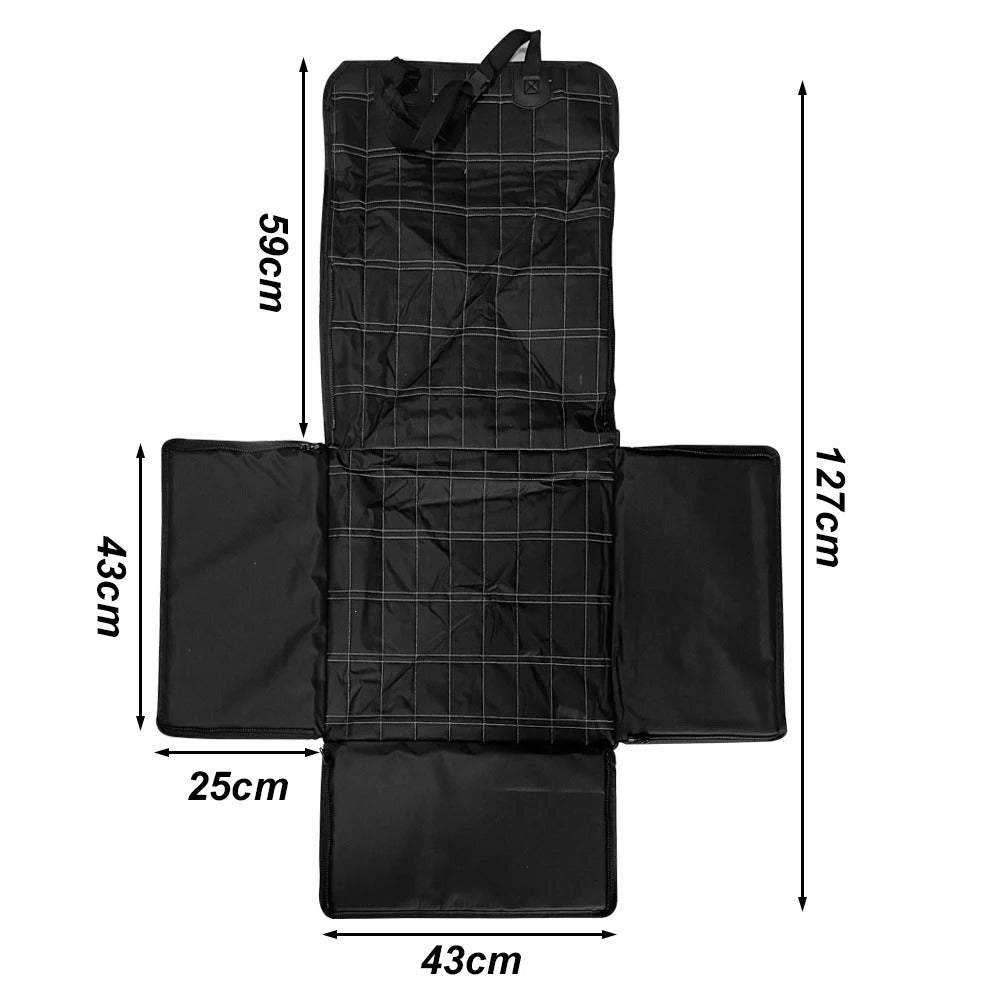 Waterproof Dog Car Seat Cover & Carrier – Foldable Travel Hammock Basket for Dogs, Cats & Puppies