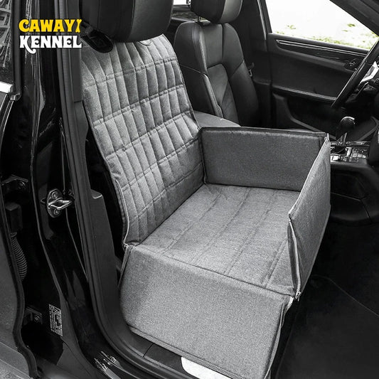 Waterproof Dog Car Seat Cover & Carrier – Foldable Travel Hammock Basket for Dogs, Cats & Puppies