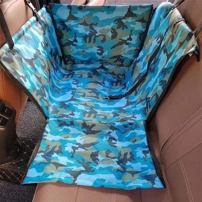 Waterproof Dog Car Seat Cover & Carrier – Rear Back Seat Hammock Protector for Dogs & Cats