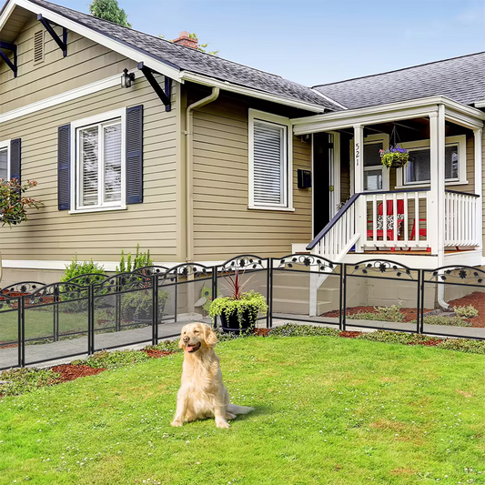 8-Panel Heavy-Duty Indoor & Outdoor Dog Pen with Gate