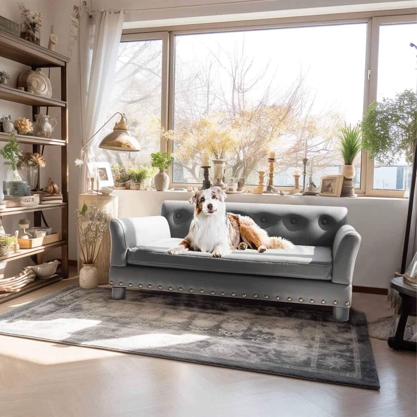 Luxurious Elevated Dog Bed