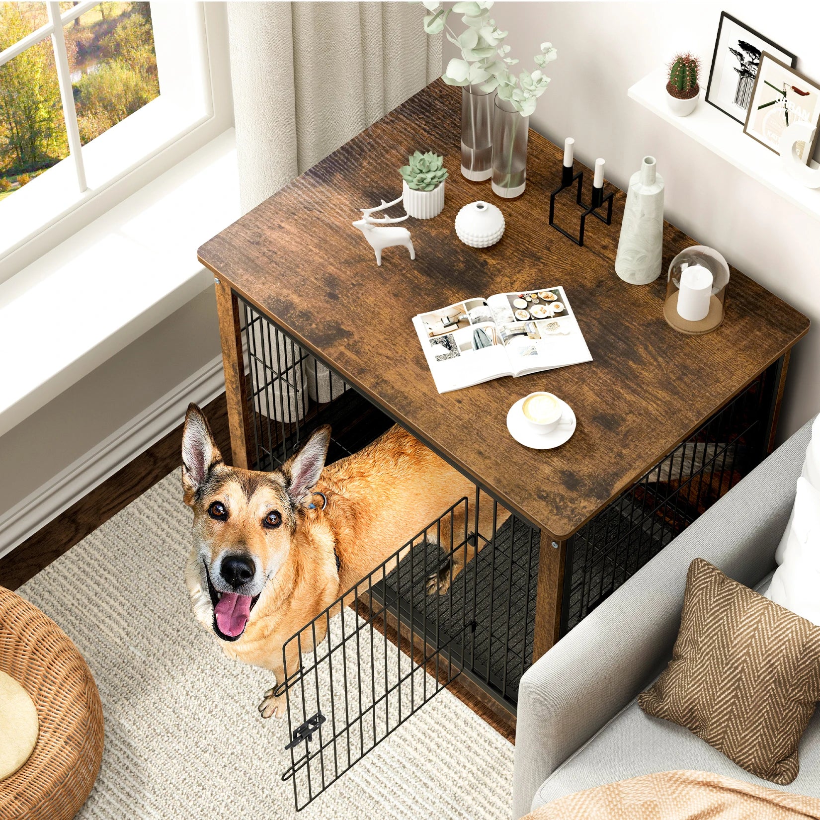 Dog Crate Furniture UK | Wooden Crate Side Tables – Paw Comfort UK